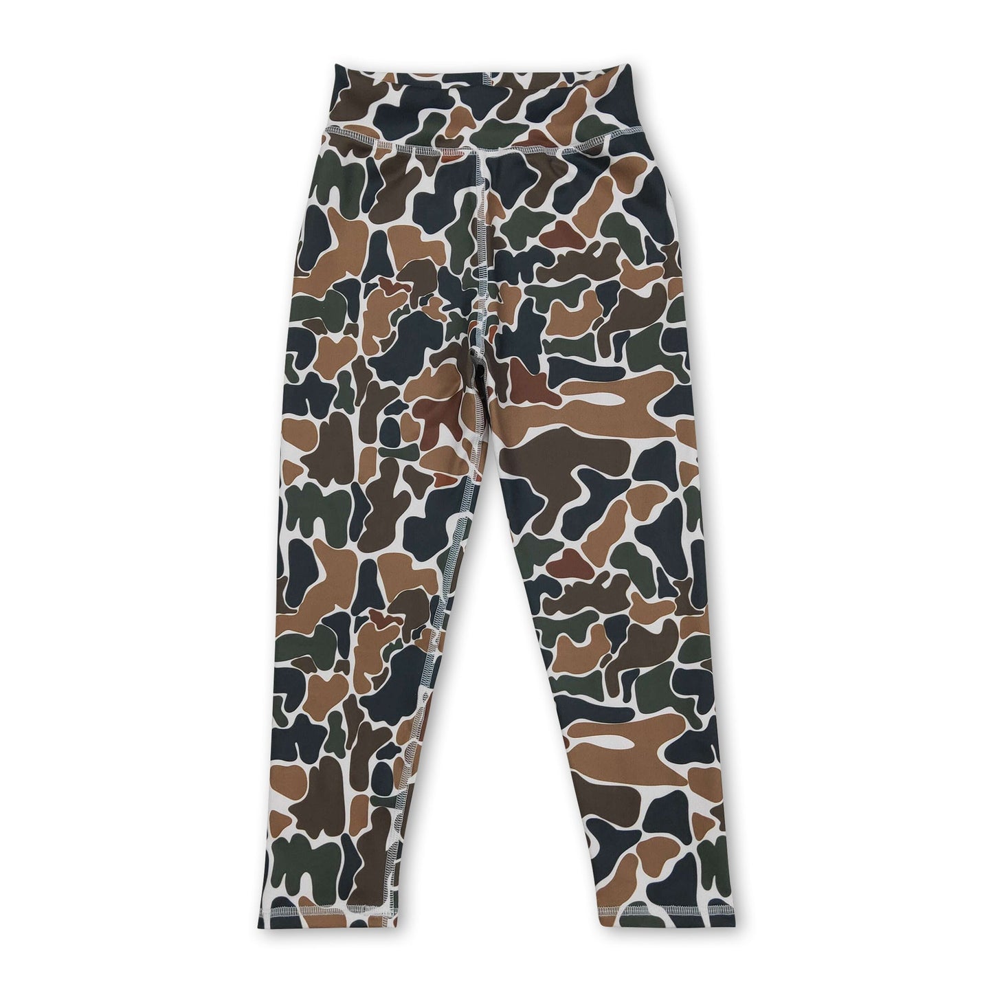 Camo high waist baby girls yoga leggings