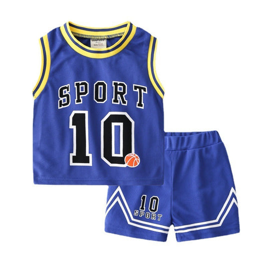 Basketball Two-Piece Summer Outfit Set