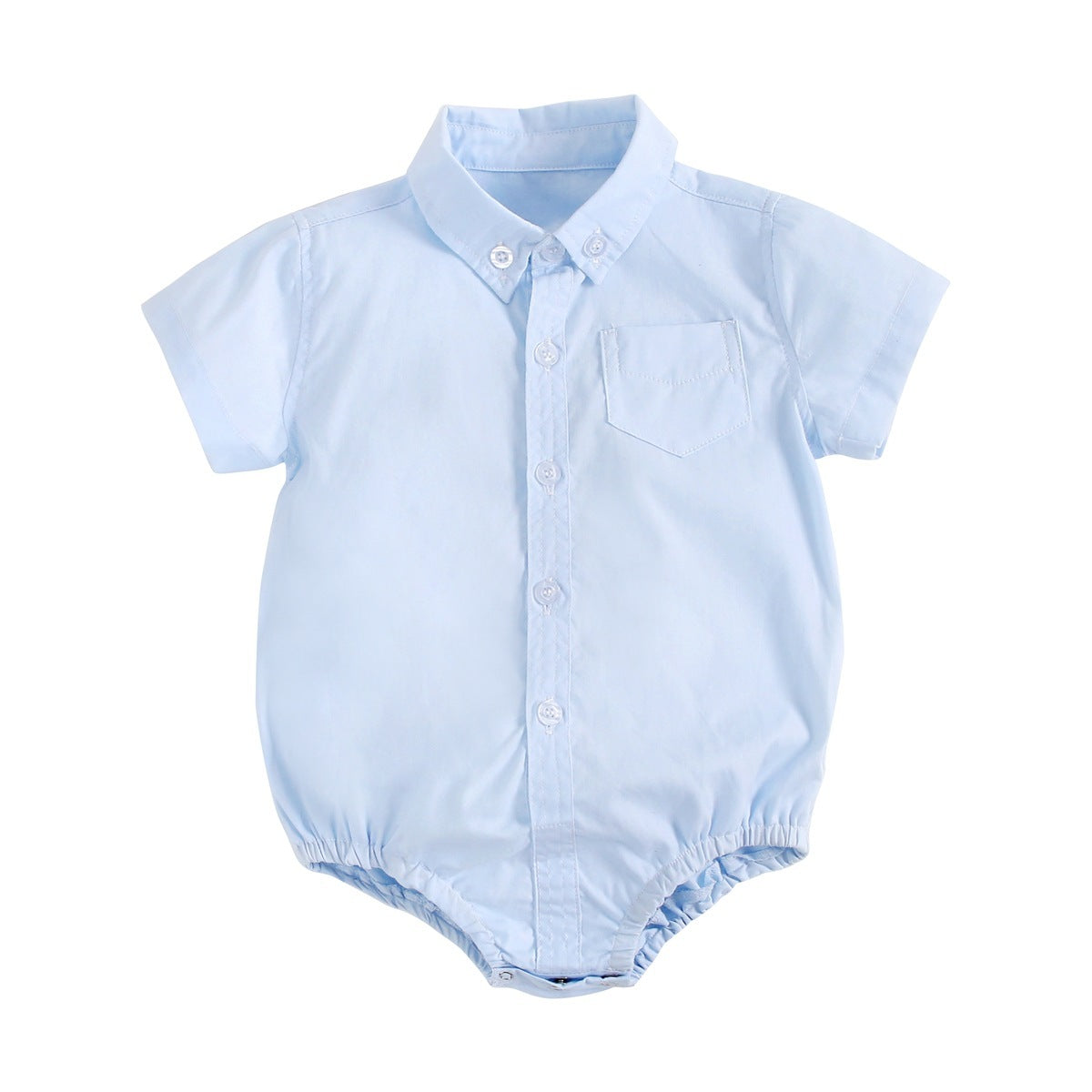 Newborn Baby Boy Cotton Short-Sleeve Shirt