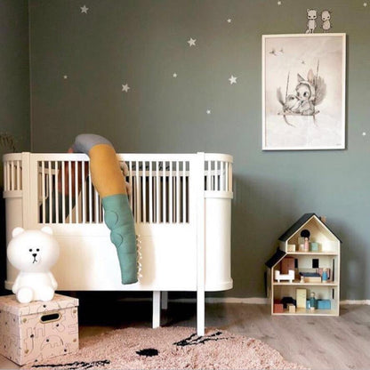 Cartoon Baby Crib Bumper & Pillow Set