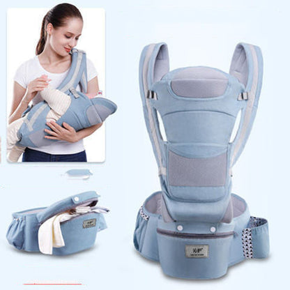 Ergonomic 3-in-1 Baby Carrier with Hip Seat