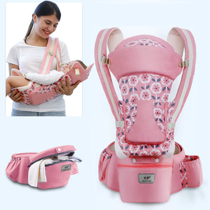 Ergonomic 3-in-1 Baby Carrier with Hip Seat