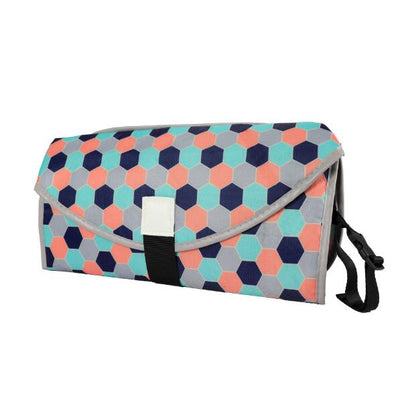 3-in-1 Portable Baby Diaper Changing Mat & Waterproof Nappy Pad