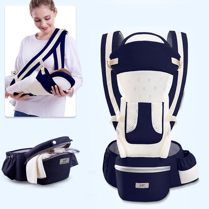Ergonomic 3-in-1 Baby Carrier with Hip Seat