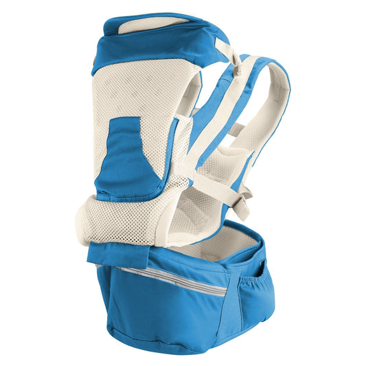 Multifunctional Baby Carrier with Hip Seat & Head Hood
