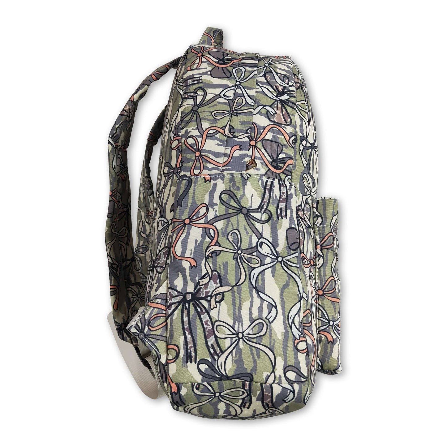 Camo bow hunting kids girls backpack