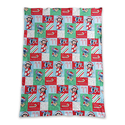 Koala red patchwork baby kids Christmas blankets