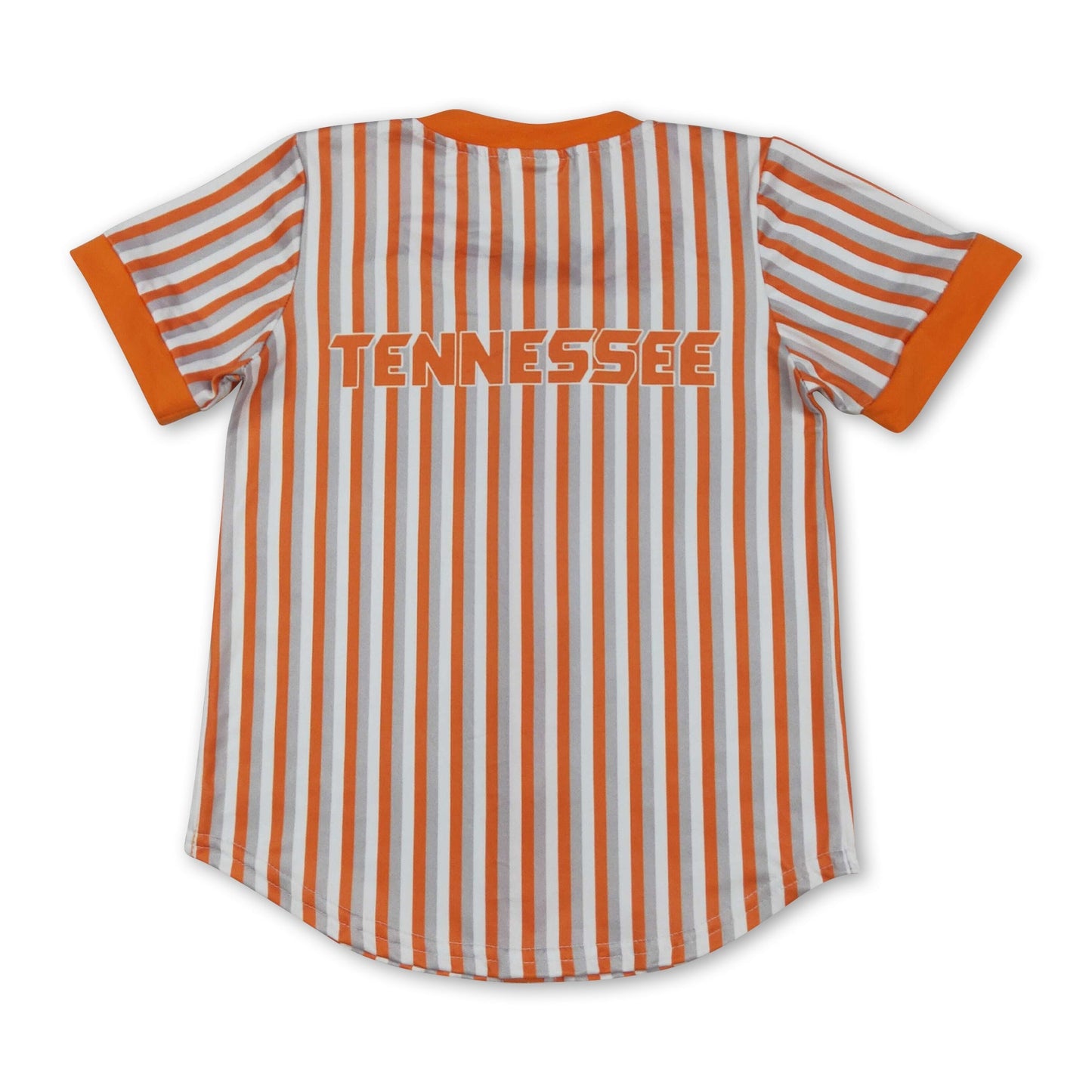 Short sleeves stripe T kids boys button down team shirt