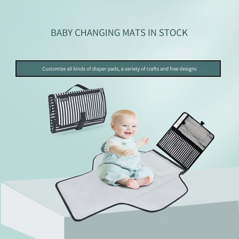 Foldable Baby Changing Mat – Portable Waterproof Travel Pad