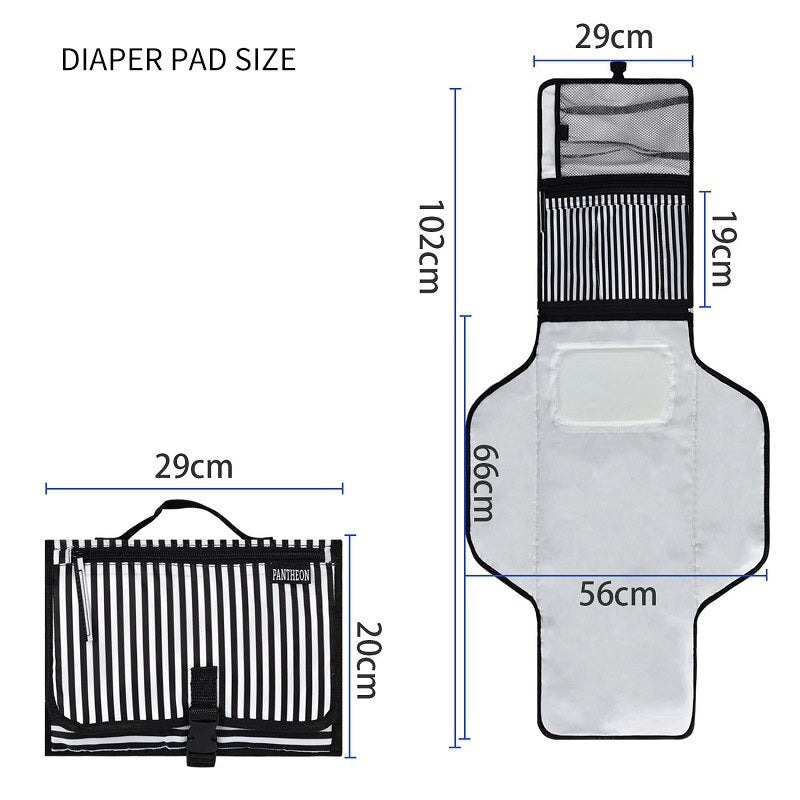 Foldable Baby Changing Mat – Portable Waterproof Travel Pad