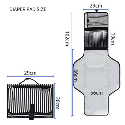Foldable Baby Changing Mat – Portable Waterproof Travel Pad