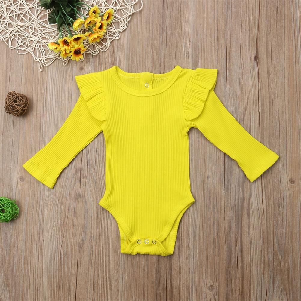 Princess Long Sleeve Baby Girl Romper – Cotton Jumpsuit (3–24 Months)