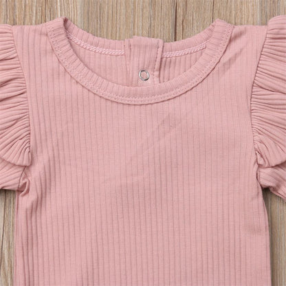 Princess Long Sleeve Baby Girl Romper – Cotton Jumpsuit (3–24 Months)