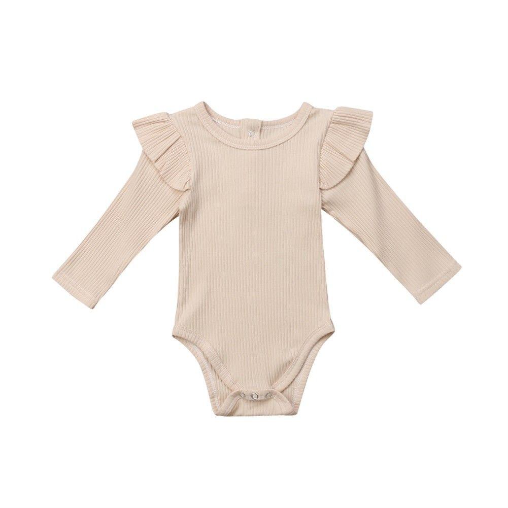 Princess Long Sleeve Baby Girl Romper – Cotton Jumpsuit (3–24 Months)