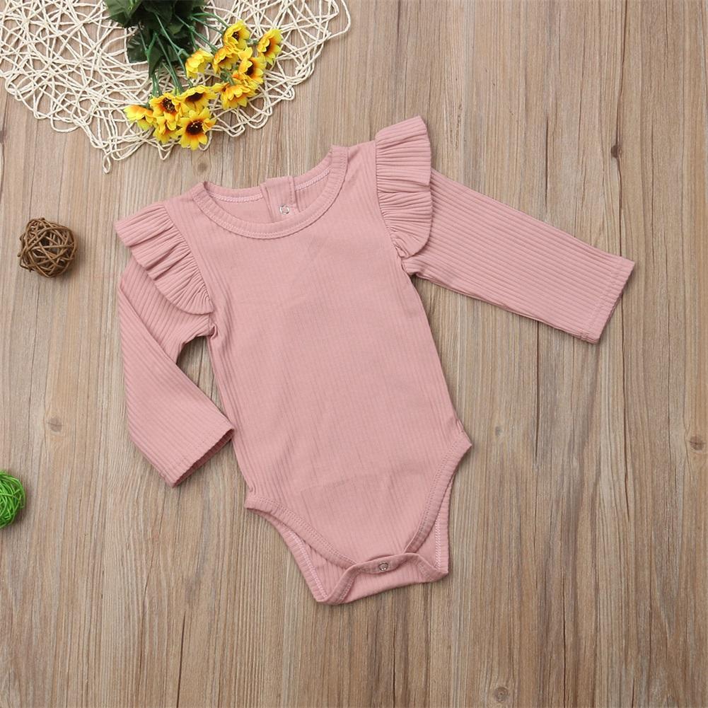 Princess Long Sleeve Baby Girl Romper – Cotton Jumpsuit (3–24 Months)