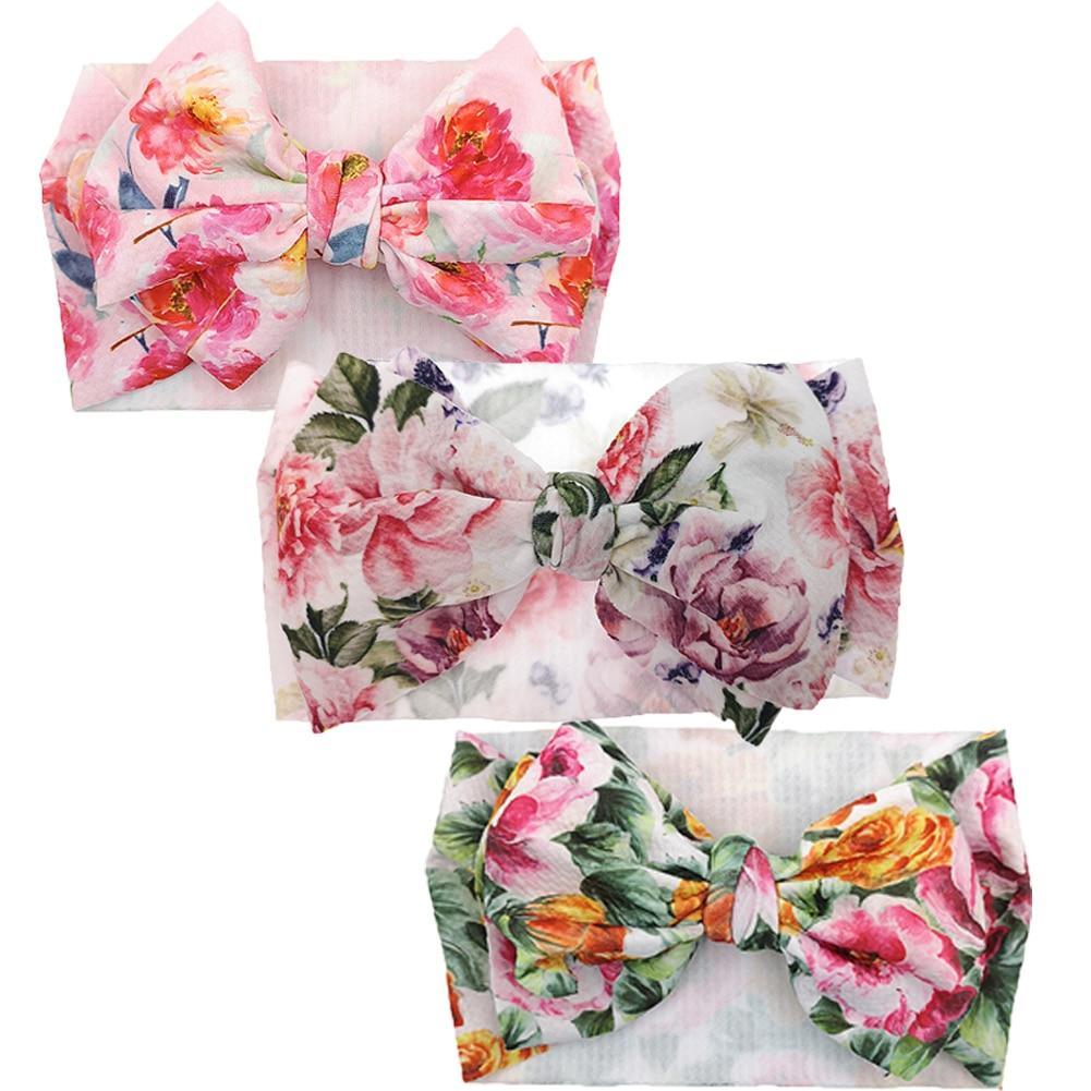 Handmade Luxury 3-Piece Baby Girl Headband