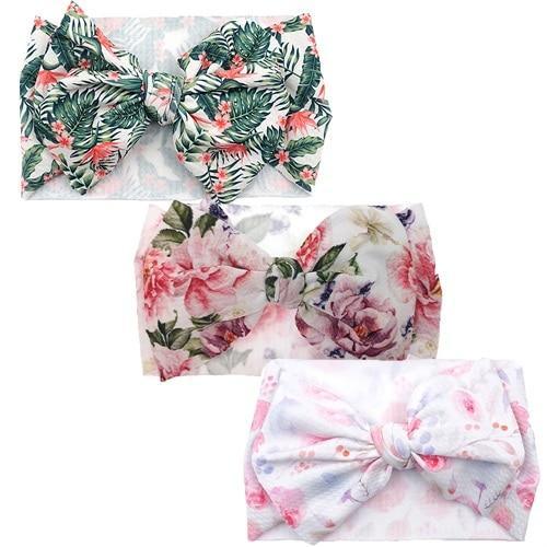 Handmade Luxury 3-Piece Baby Girl Headband