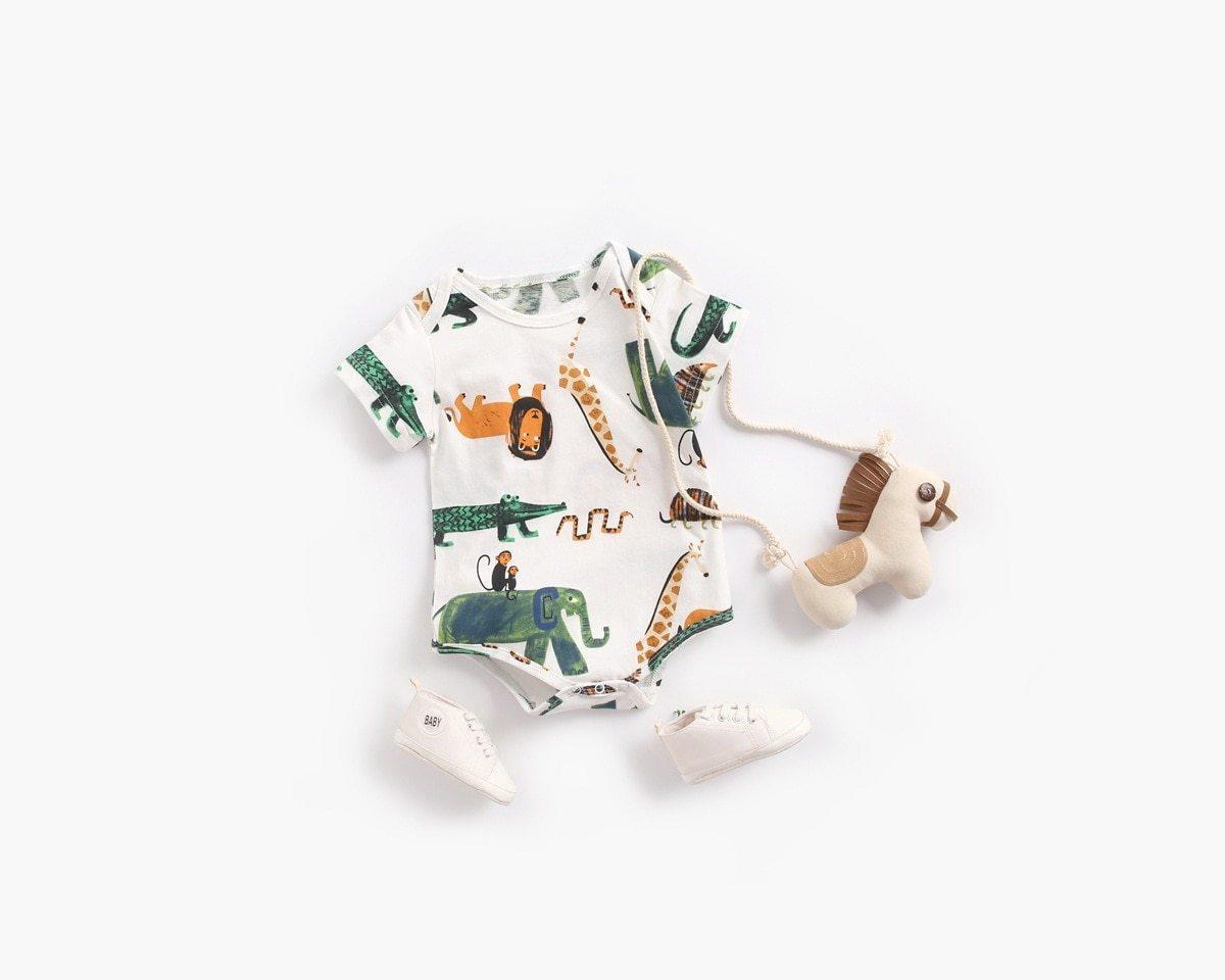 Colorful Tribal Feather Baby Bodysuit Romper