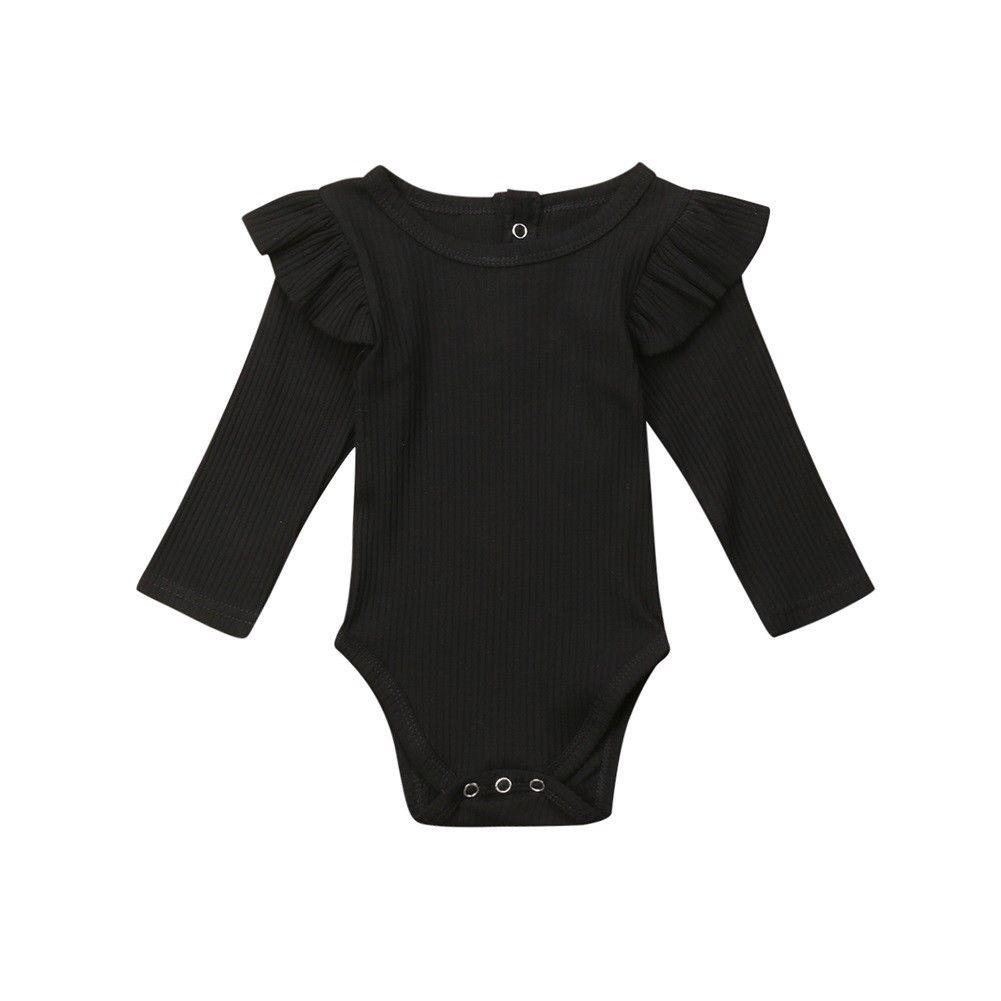 Princess Long Sleeve Baby Girl Romper – Cotton Jumpsuit (3–24 Months)
