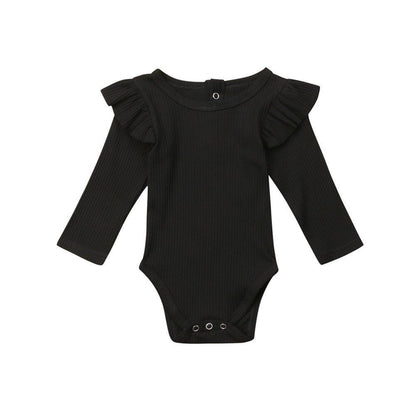 Princess Long Sleeve Baby Girl Romper – Cotton Jumpsuit (3–24 Months)