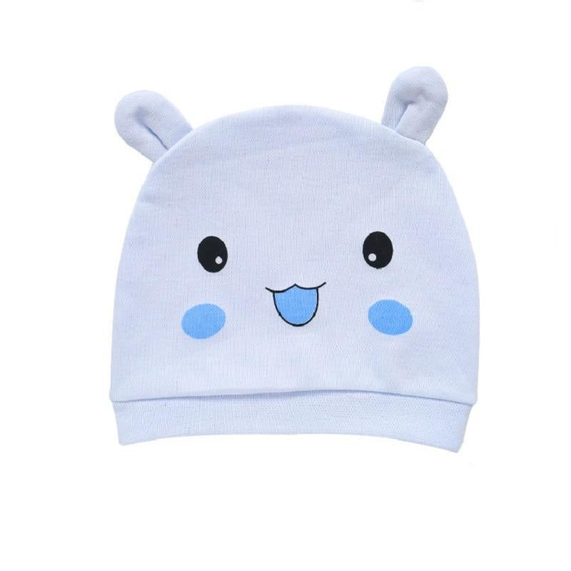 Modern Cotton Printed Baby Sleeping Hats for Girls