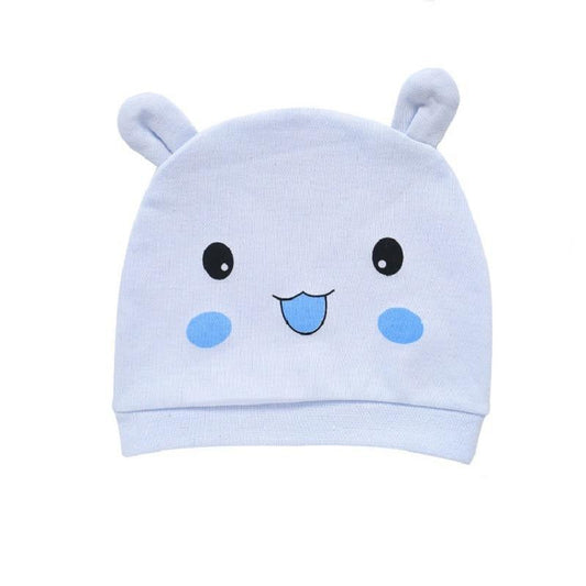 Modern Cotton Printed Baby Sleeping Hats for Girls