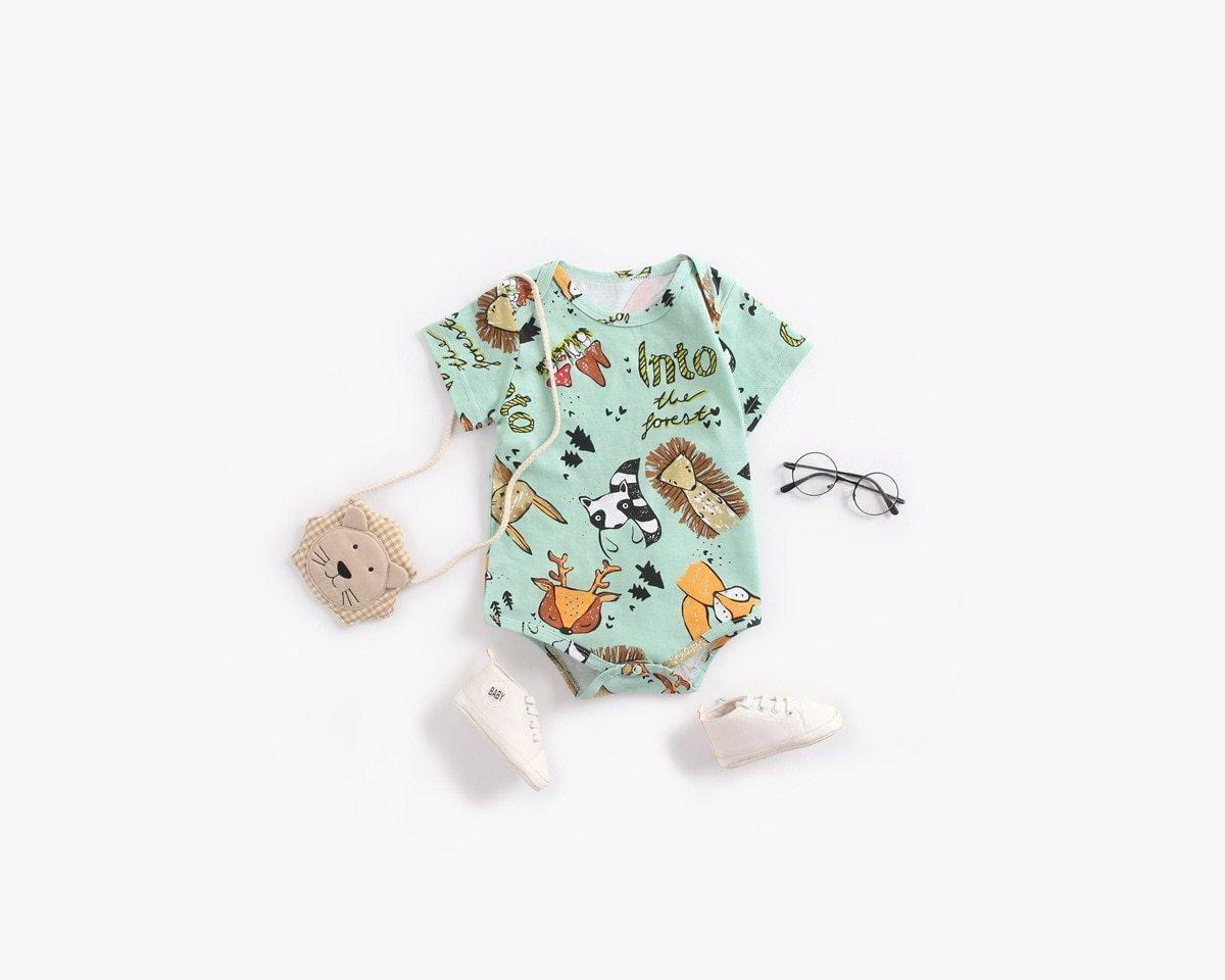 Colorful Tribal Feather Baby Bodysuit Romper