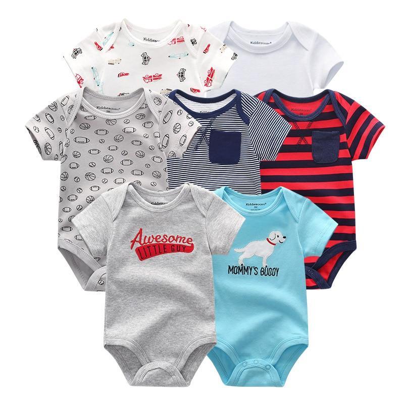 Newborn Baby Rompers 7-Piece Set