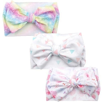 Handmade Luxury 3-Piece Baby Girl Headband