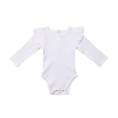 Princess Long Sleeve Baby Girl Romper – Cotton Jumpsuit (3–24 Months)
