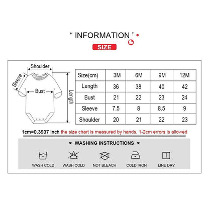 Newborn Baby Rompers 7-Piece Set