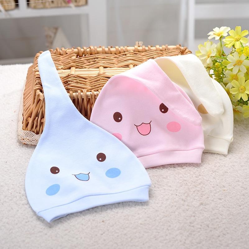 Modern Cotton Printed Baby Sleeping Hats for Girls
