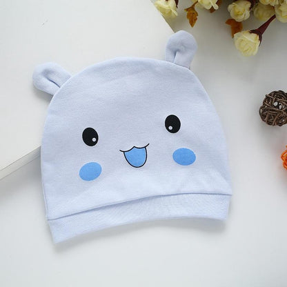 Modern Cotton Printed Baby Sleeping Hats for Girls