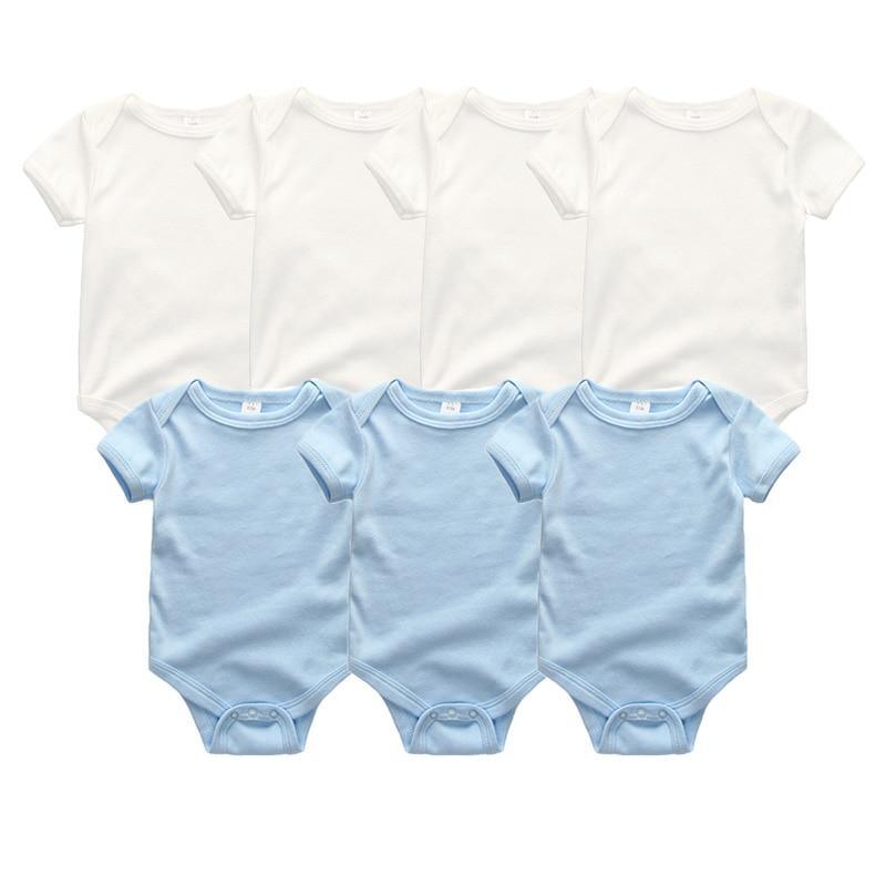 Newborn Baby Rompers 7-Piece Set