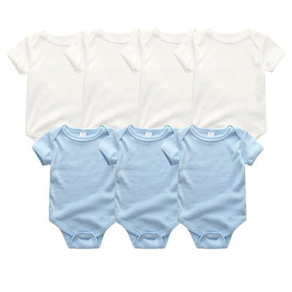 Newborn Baby Rompers 7-Piece Set
