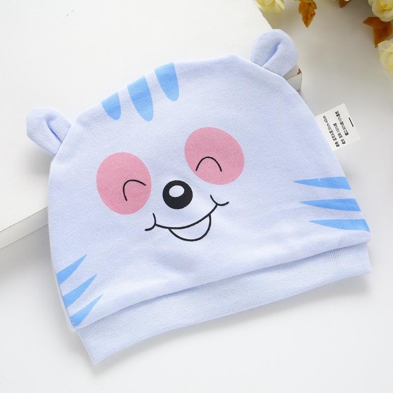 Modern Cotton Printed Baby Sleeping Hats for Girls