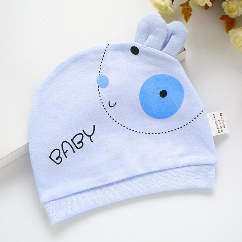 Modern Cotton Printed Baby Sleeping Hats for Girls