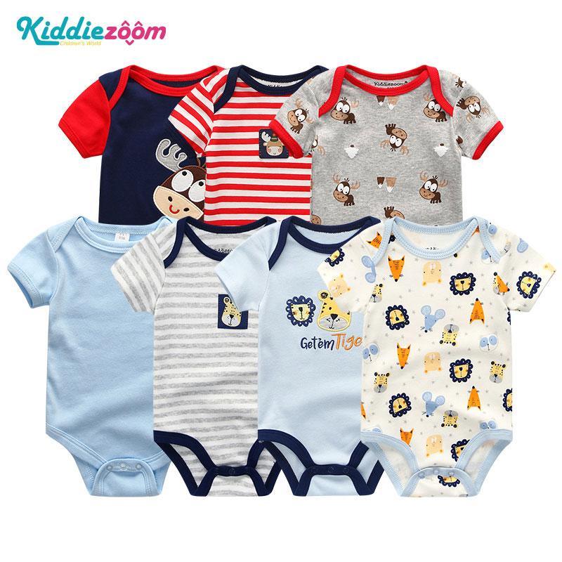 Newborn Baby Rompers 7-Piece Set