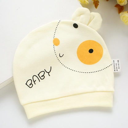 Modern Cotton Printed Baby Sleeping Hats for Girls
