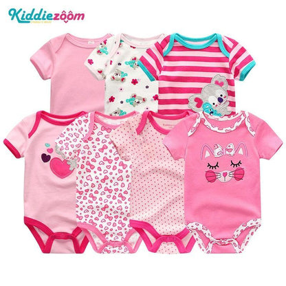 Newborn Baby Rompers 7-Piece Set