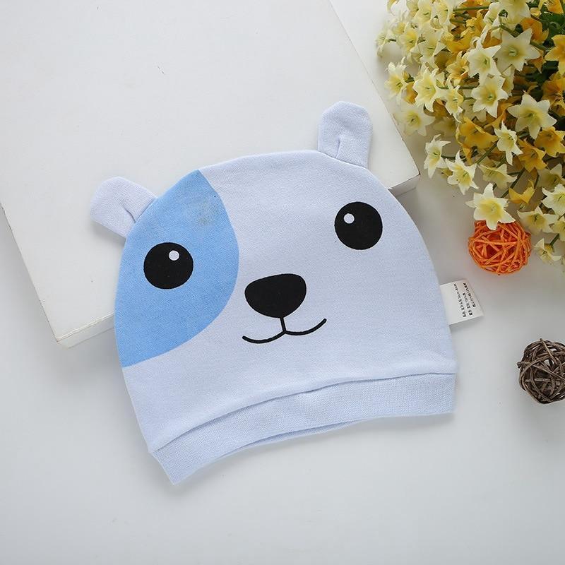 Modern Cotton Printed Baby Sleeping Hats for Girls