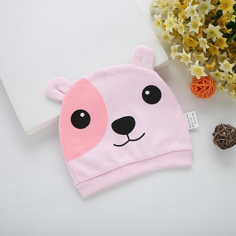 Modern Cotton Printed Baby Sleeping Hats for Girls