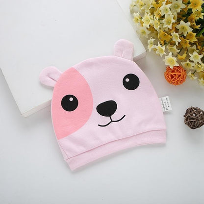 Modern Cotton Printed Baby Sleeping Hats for Girls