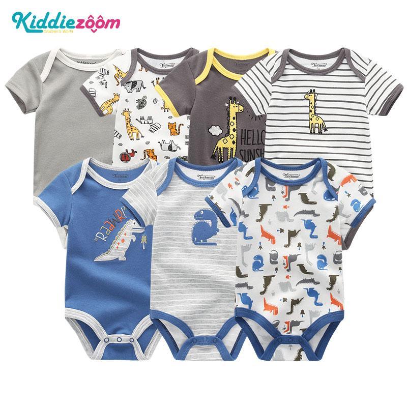 Newborn Baby Rompers 7-Piece Set