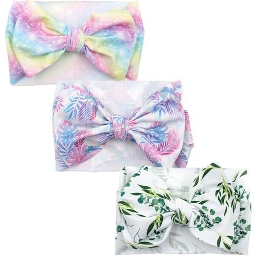 Handmade Luxury 3-Piece Baby Girl Headband
