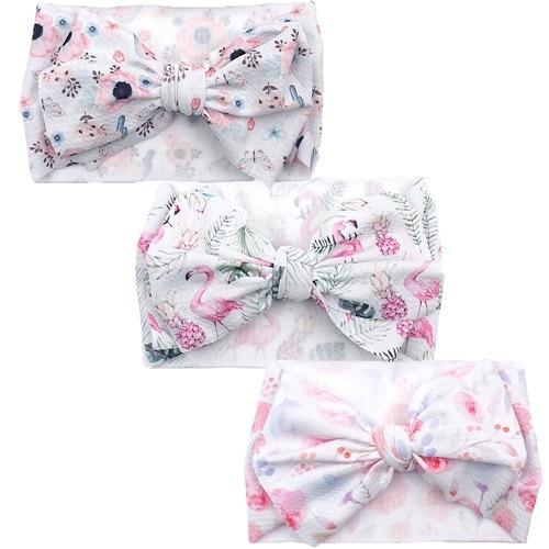 Handmade Luxury 3-Piece Baby Girl Headband
