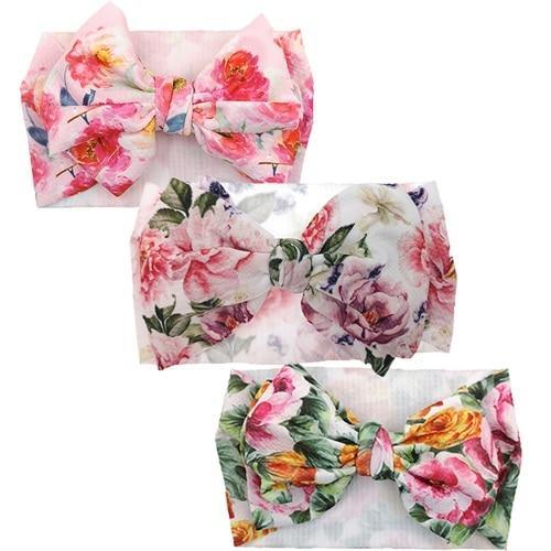 Handmade Luxury 3-Piece Baby Girl Headband