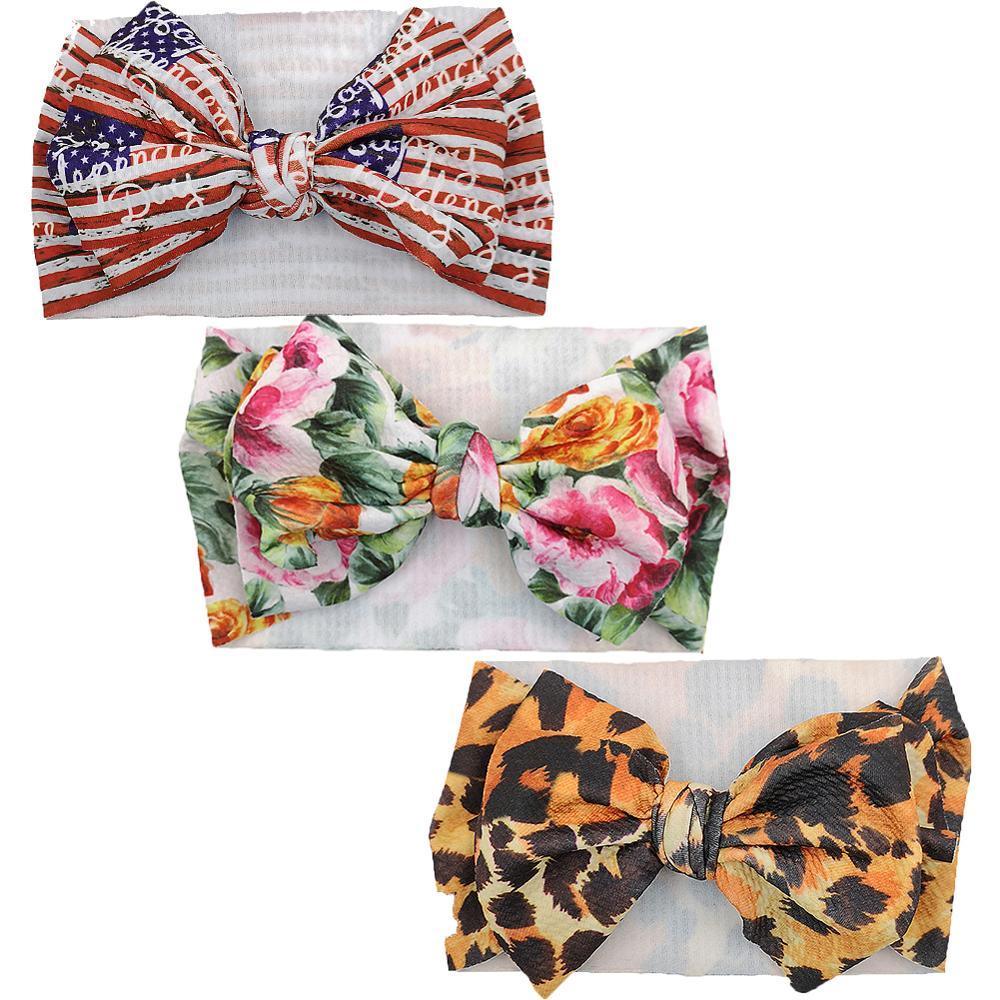Handmade Luxury 3-Piece Baby Girl Headband