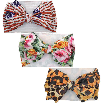 Handmade Luxury 3-Piece Baby Girl Headband