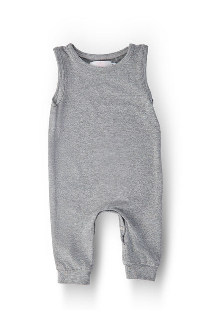 Heather Gray Tank One-Piece Jogger